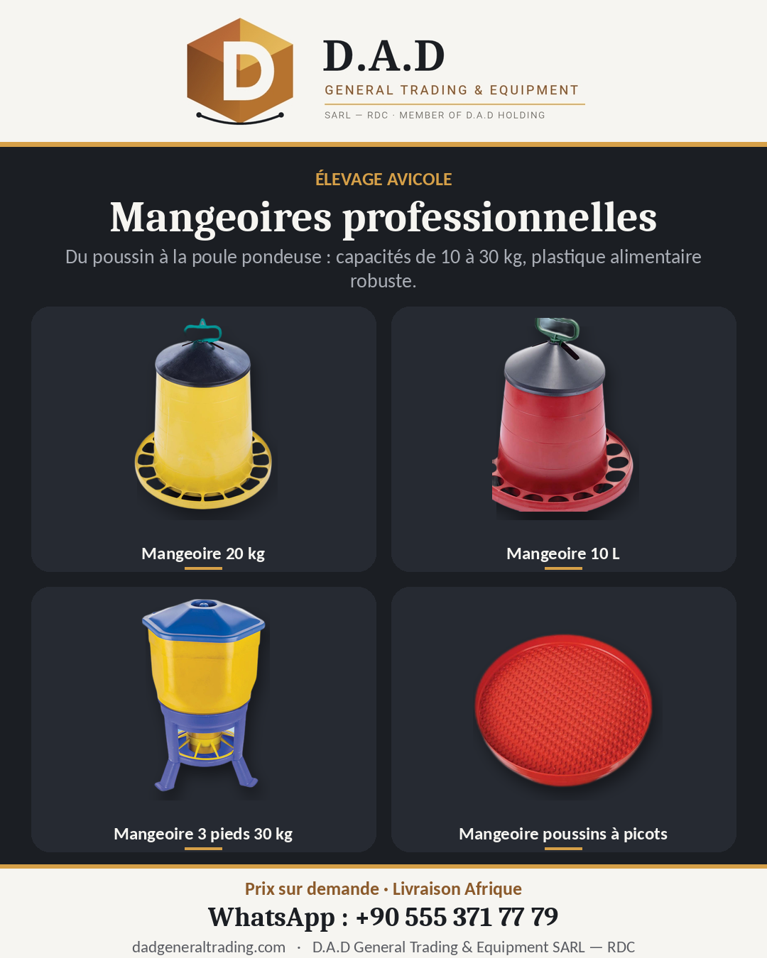 Mangeoires professionnelles